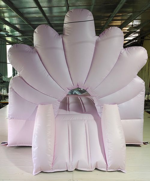 

6x8ft white bouncy house inflatable bouncy castle pvc jump area and slide indoor kids bouncers children with blower air ship