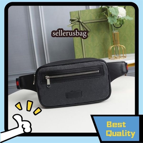 

2022 new fashion waist bags men women leather sport fanny pack belly bum bag fitness running belt jogging pouch back grid 3468