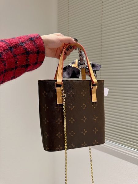 

cc vivian bucket bags totes handbags designers classic vintage chain shoulder crossbody bag women luxurys ribbon leather monograms wallet sa