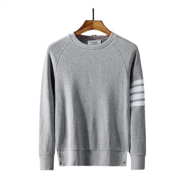 

2023 men's sweaters four stripes casual monogrammed men's sportswear women's designer sweater long sleeve sport shirt knitted, White;black