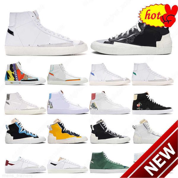 

2023 high basketball shoes2023 shoesrunning shoes blazer 77 high low mens womens vintage white black habanero red lu