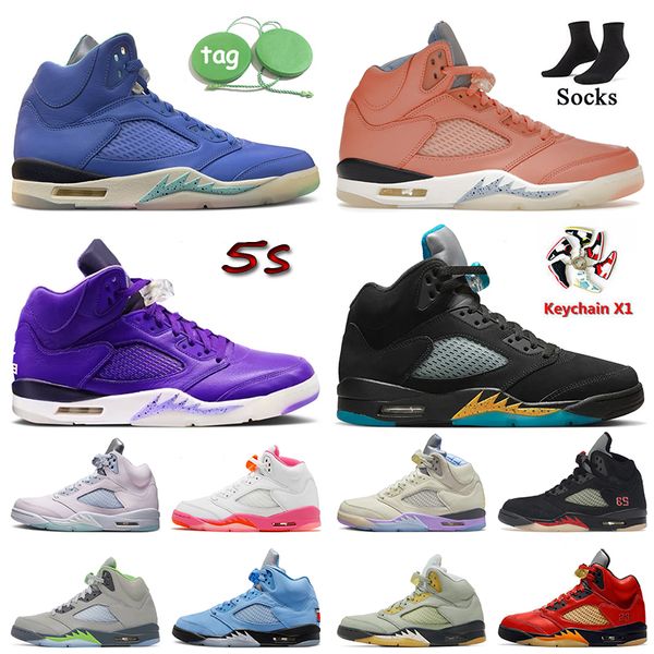 

basketball shoes 5 burgundy dj khaled x we the court purple sneakers retro aqua green bean bluebird oreo unc men women outdoor sports traine