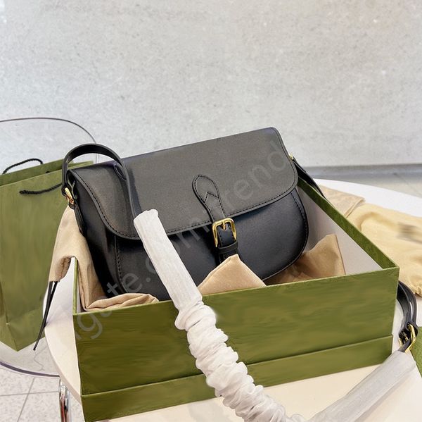 

genuine shoulder luxury bags leather handbags for women crossbody bag saddle designer belt bag luxuries handbag fashion briefcases womens pu