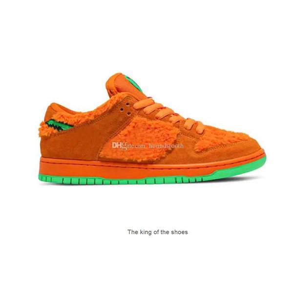 

2023 sb version men women shoes low sb orange bear sneakers cj5378 800