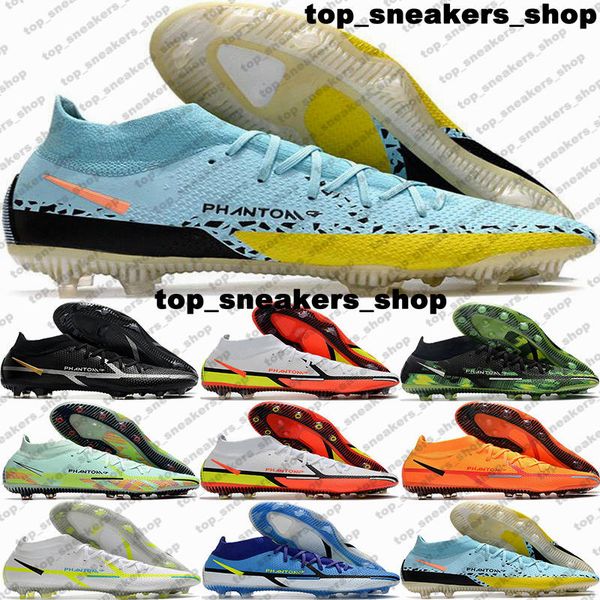 

mens soccer cleats soccer shoes size 12 phantom gt2 elite df fg football boots botas de futbol us12 us 12 football boot eur 46 firm ground s, Black