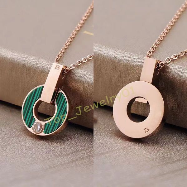 

womensjewelry shell pendant necklace gem pendants necklace diamond gold sweat-proof and colorfast ladies fashionhigh noble, Silver