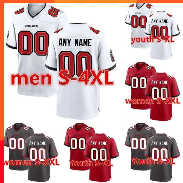 

custom football jerseys tampa''bay''buccaneers''men youths 12 tom brady 14 chris godwin 13 mike evans 45 devin, Black;red