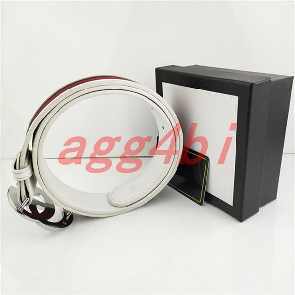 

designer brand belts luxury for men womens big buckle belt fashion mens leather belts whole with box304q, Black;brown