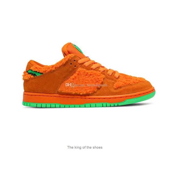 

2023 sb version men women shoes low sb orange bear sneakers cj5378 800