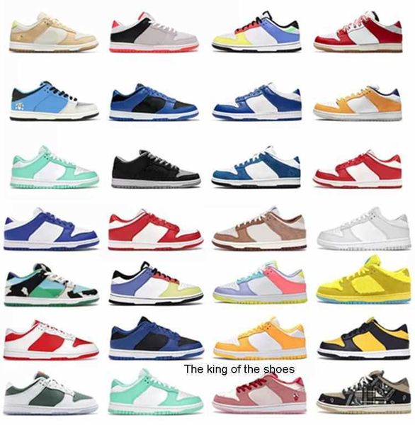 

2023sb2022 casual shoes low man halloween mummy abstract art chunky triple syracuse university white black red blue young mens women trainer