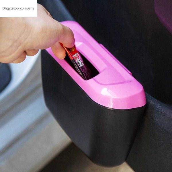 

universal travel auto car trash can bin bag rubbish garbage holder tool mini nets stowing car accessories auto accessorie