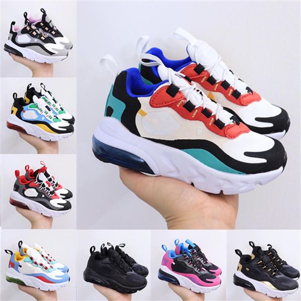 

kids 270 v2 athletic shoes children 27c running baby 270s mesh girl youth kid toddler walking toddler sports trainer219h, Black