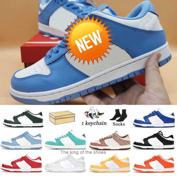 

2023 sb with box brand running shoes sb dunker low retro white black georgetowm next nature pale coral sneakers men women varsity green tag