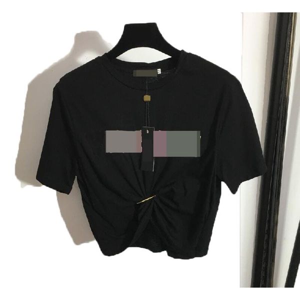 

22ss designer letter printed t shirt tee fashion high street short sleeves summer casual t-shirt designers women short outfit crew neck tees, White