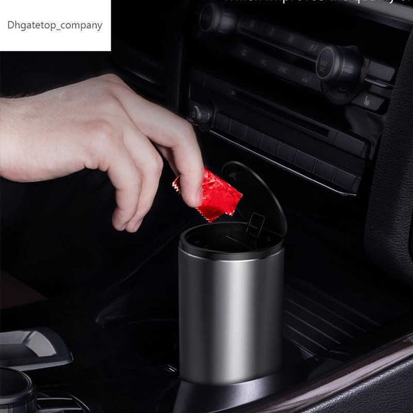 

baseus alloy car dustbin storage bin organizer car accessories