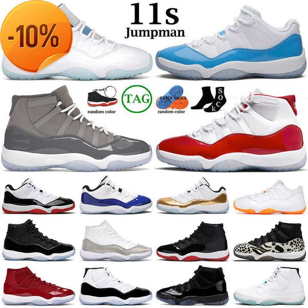

og basketball shoes men women 11s 11 cherry cool grey jubilee 25th anniversary bred concord platinum tint mens trainers outdoor sports sneak