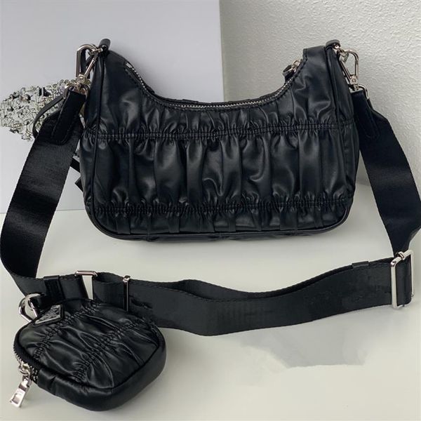 

cell phone pocket fashion bags hobo three-in-one embroidered all-leather underarm messenger bag retro light luxury all-match handb277c