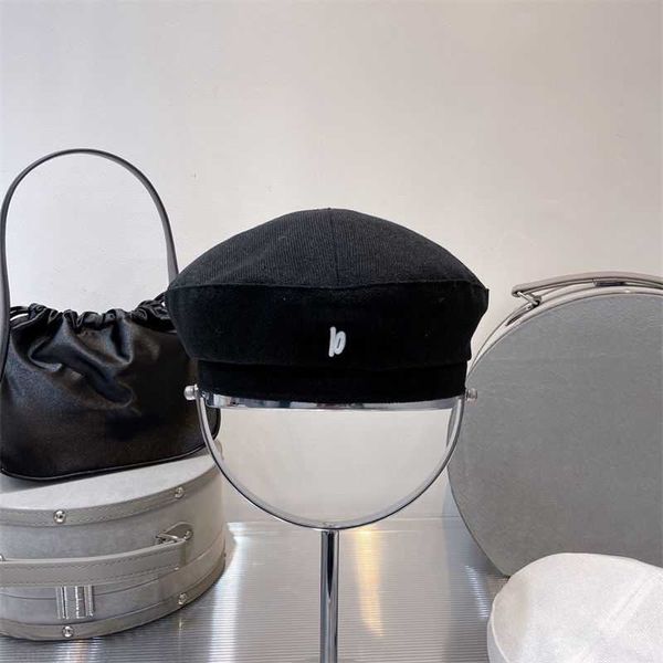

simple beret comfortable linen hat classic black and white hats trendy styles for the spring and summer man women or man woman, Blue;gray