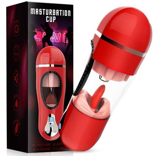 

massager jiuai's new electric pronunciation tongue plus fully automatic interactive aircraft cup toy realistic big suction