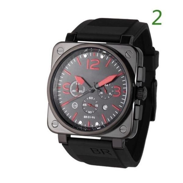 

2022 six stitches luxury mens watches all dial work quartz watch brand rubber belt men fashion accessories watch men2167, Slivery;brown