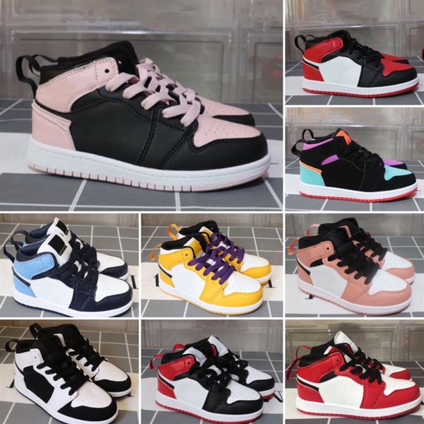 

kids running shoes girls boys toddler children triple black red aqua red crystal blue sneakers2807