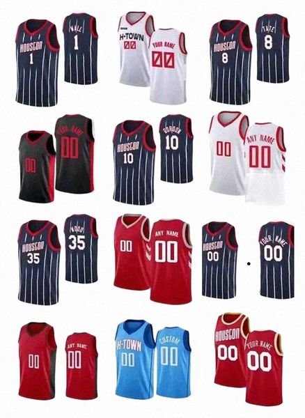 

basketball jerseys 75th custom mens womens houston''rockets''14 d.j. augustin 7 armoni brooks 9 josh chriser 3 kevin por, Black;red