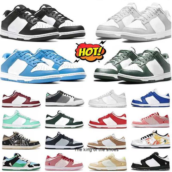 

2023sbdesigner running shoes for men women low cut platform runner sneakers black white classic green kentucky chunky unc university red cas