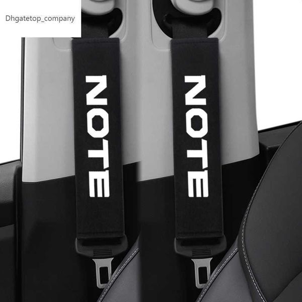 

2pcs car seat belt pads seat shoulder strap pad cushion cover for nissan note e11 e12 accessories
