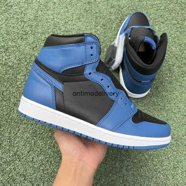 

jumpman 1 high og basketball shoes leisure sneakers trainers university hyper royal independent designer brand bred shadow unc dark marina, Black