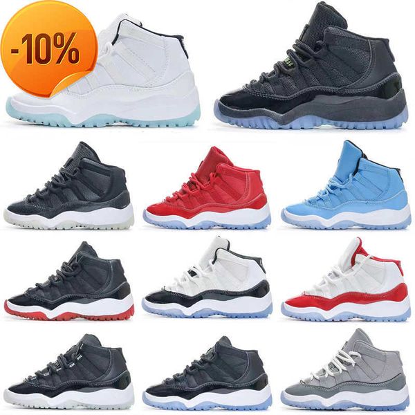 

og gym red jumpman xi 11 cherry toddler shoes bred space jam kids basketball sneaker cool grey concord gamm blue new born baby infant 11s sh