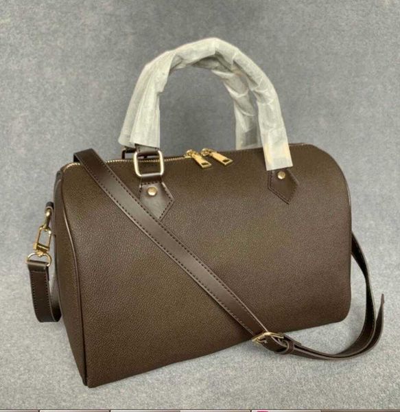 

designer bag oxidize cowhide speedy 30cm sell fashion women bag shoulder bags lady totes purses handbags bags 3 colors brown handbag