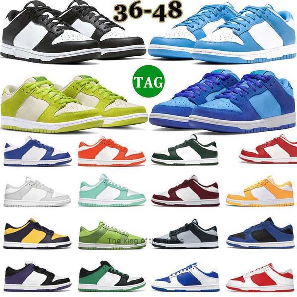 

2023sb2 box protect 3days ship men running shoes sb dunks retro white black panda grey fog varsity green racer blue raspberry safari mix