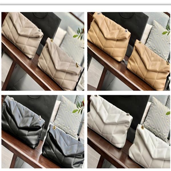 

loulou bag puffer nubuck leather shoulder handbag washed denim luxurys designers women jeans tote purse frosted cowhide cowboy mes311z