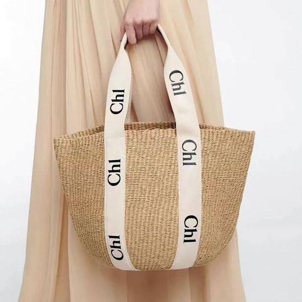 

women weave designer basket weekend bag pochette clutch men famous straw handbags drawstring tote crossbody bags luxury fashion wallet raffi