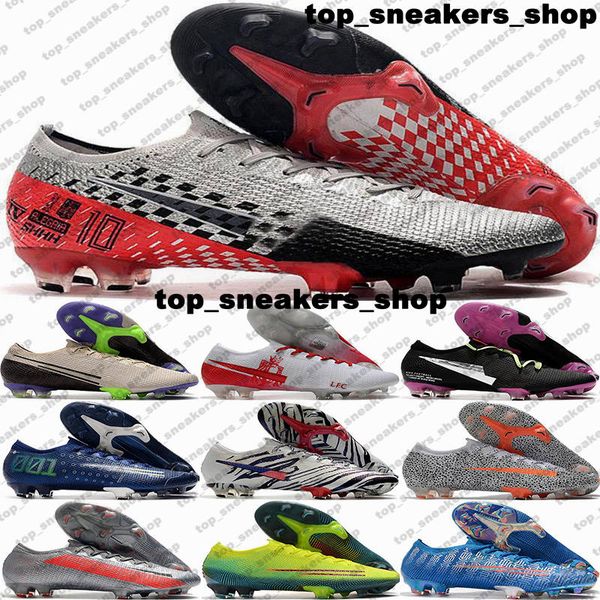 

football boots soccer cleats mercurial vapores 13 elite fg soccer shoes size 12 sneakers mens us 12 cr7 us12 football boot botas de futbol w, Black