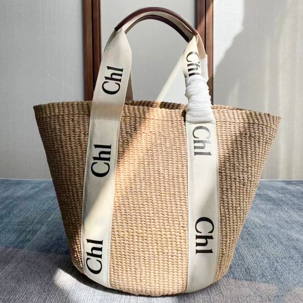 

famous designer pochette shopping weekend bag straw drawstring women's weave men tote crossbody bags luxury fashion wallet pockets hand