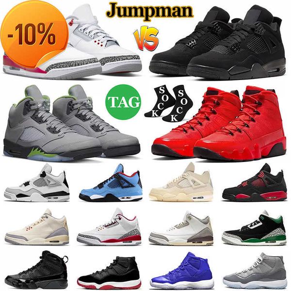 

new basketball shoes jumpman 3 4 5 9 11 mens trainers 3s 4s 5s 9s 11s retro military black cat fire red thunder bred green bean easter chile