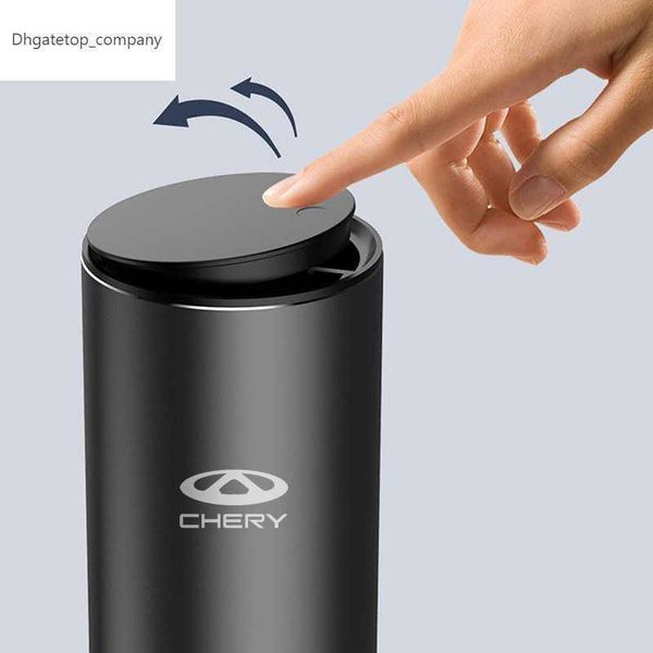 

alloy car trash can auto organizer storage bag car garbage bin ashtray for chery tiggo 3 8 7 5x car accessories