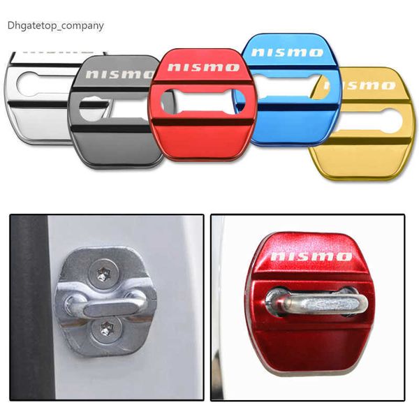 

door lock decoration protection cover emblem case for nissan nismo x-trail almera qashqai tiida teana accessories car styling