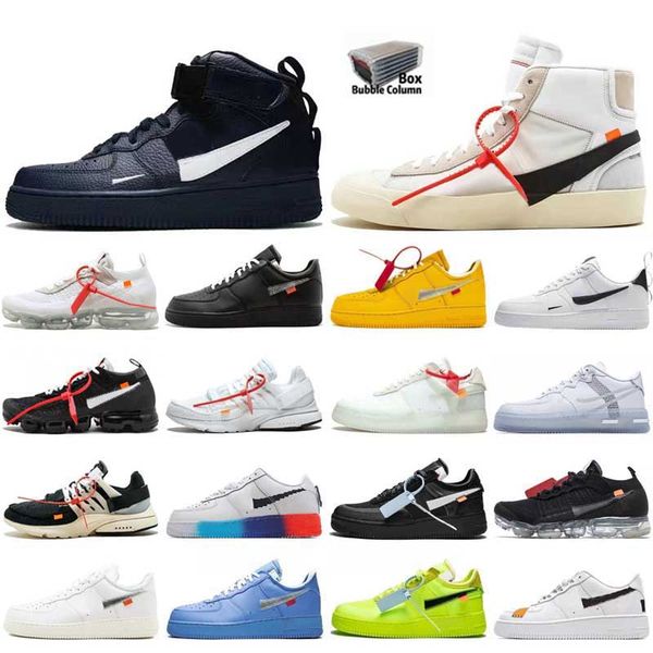 

off prestos white running shoes mac volt green black 90s fly racer chaussures designer zapatos triple blue mens sneakers
