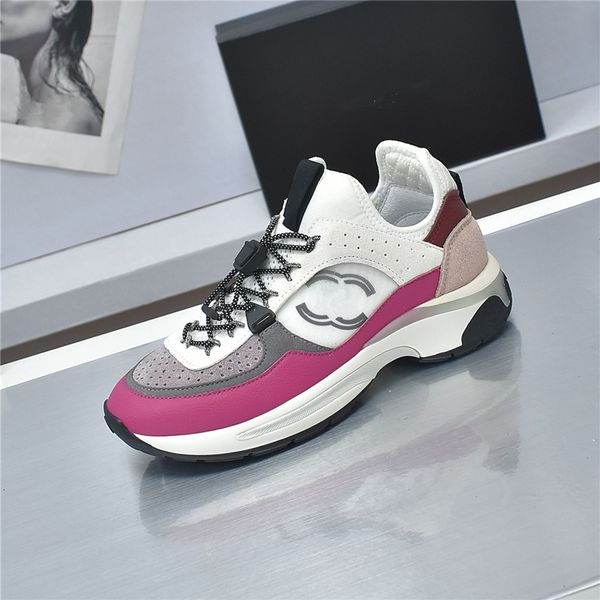 

fashion motorcycle boots channel women soft comfortable thick bottom dreathable casual sneakers outdoor sports running hoes 02-09