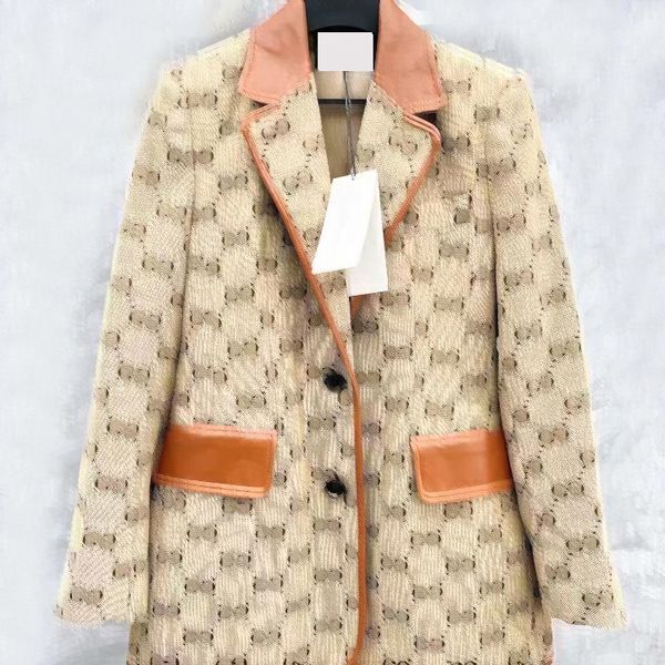 

e3 women's designer blazers clothing with full letters spring new released, White;black