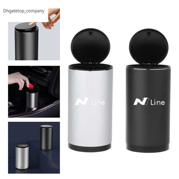 

car trash can auto organizer storage bag ashtray for hyundai nline i30 tucson car accessories