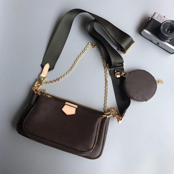 

shoulder bags l 48three-piece handbag classic fashion smalls and light zipper style with small hanging bag can be oblique220j