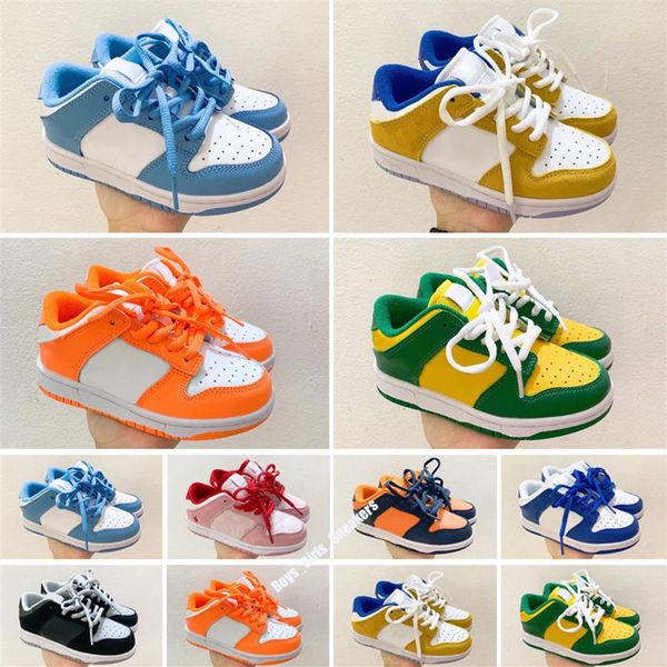 

low sp kids running shoes university orange infant boys girl sneakers marine syracuse white orange blaze brazil varsity maize243b, Black