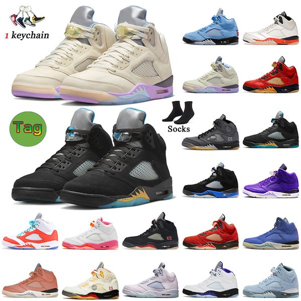 

jumpman 5 5s men basketball shoes jor5s unc aqua green bean concord easter raging red dj khaled x we the sail racer blue oreo sail cheap