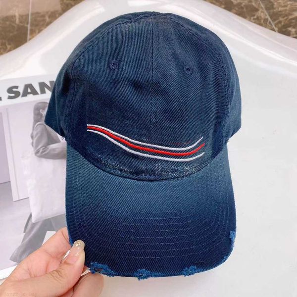 

man woman baseball cap adjustable for running workouts wave embroidery snapback ball caps outdoor activities all seasons casquettefor man wo, Blue;gray