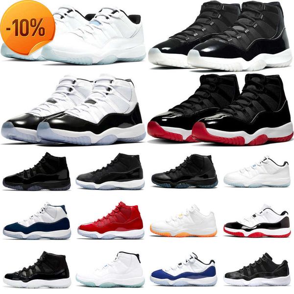 

og 2023 cool grey 11 11s mens basketball shoes 25th anniversary low legend university blue white bred cap and gown men women sneakers