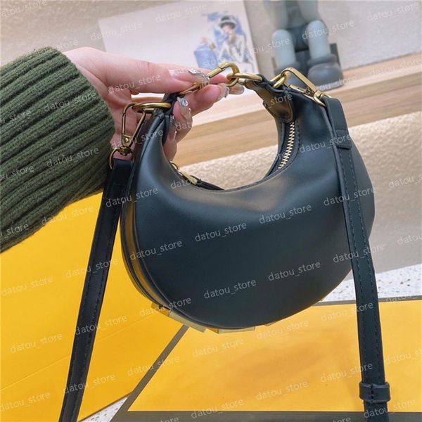 

fashion womens designer handbags mini totes bags crescent shoulder bag graphy gold letter ladies crossbody handbag small tote purs282j