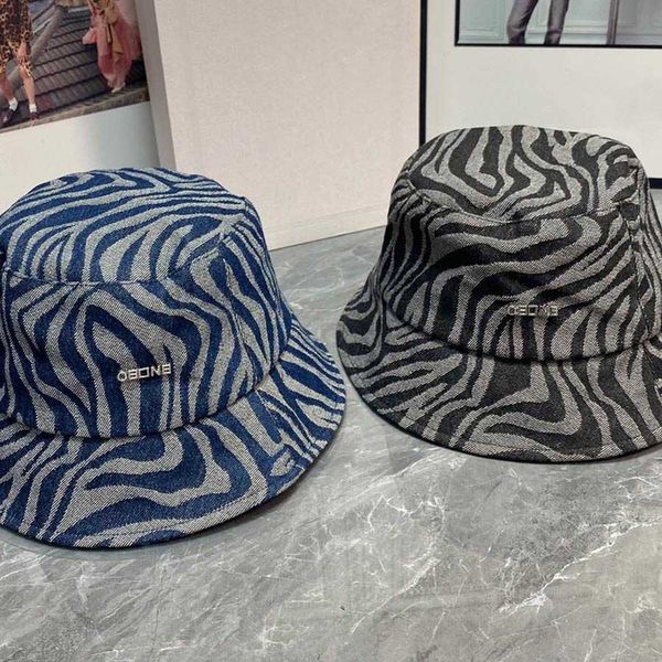 

stylish street bucket hat designer stingy brim hats for men woman casual caps 2 colorsfor man woman, Blue;gray